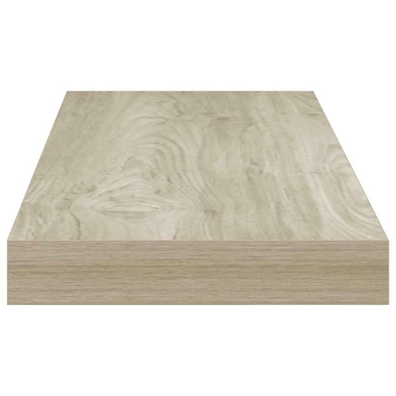 vidaXL MDF Floating Wall Shelf in Oak