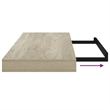 vidaXL MDF Floating Wall Shelf in Oak