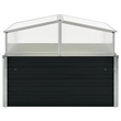 vidaXL Medium Galvanized Steel Garden Planter in Anthracite