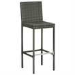 vidaXL Bar Stool in Gray (Set of 2)