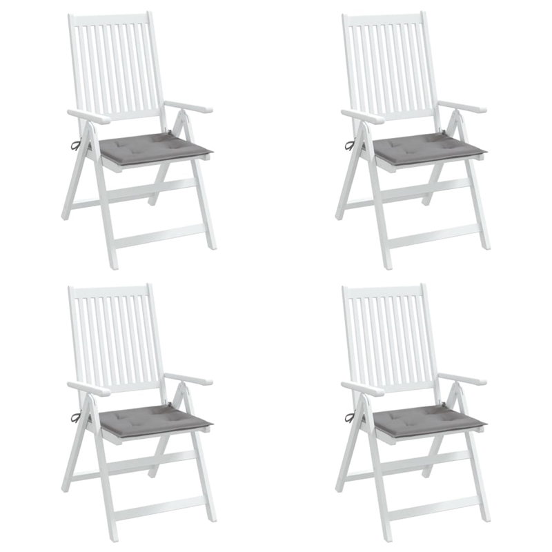 vidaXL Chair Cushion in Gray (Set of 4)