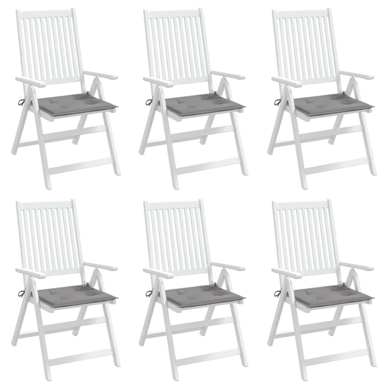 vidaXL Chair Cushion in Gray (Set of 6)