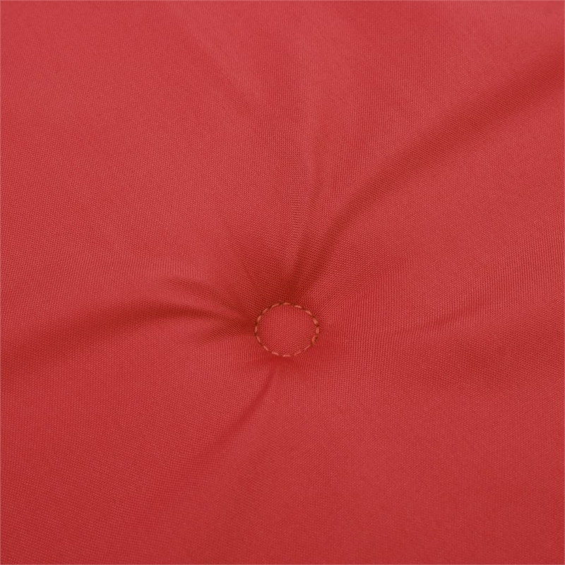 vidaXL Lowback Chair Cushion in Red (Set of 6)