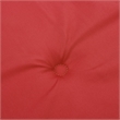 vidaXL Lowback Chair Cushion in Red (Set of 6)