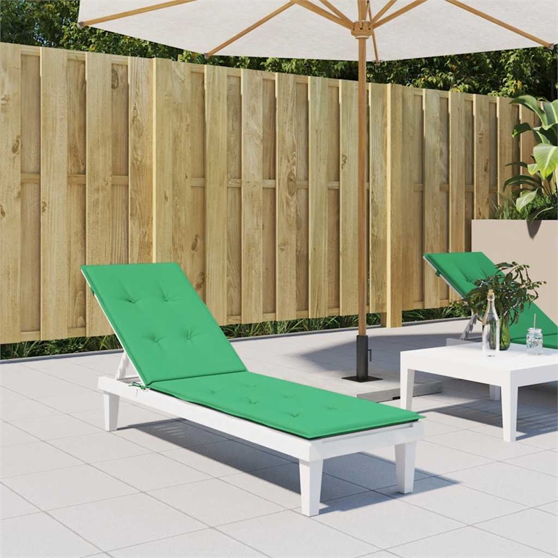 vidaXL Deck Chair Cushion in Green