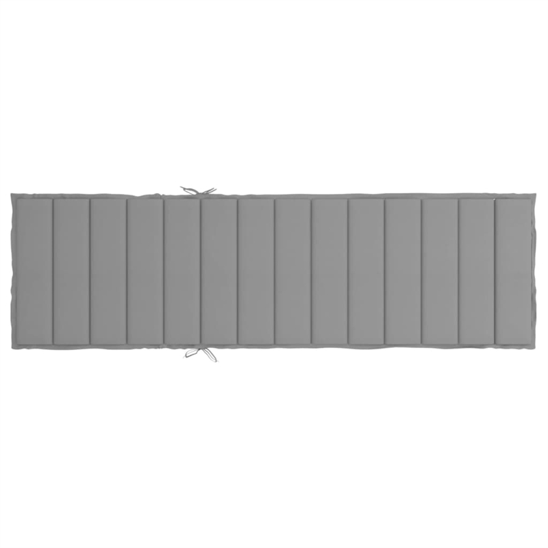 vidaXL Sun Lounger Cushion in Gray