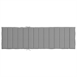 vidaXL Sun Lounger Cushion in Gray