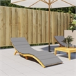 vidaXL Sun Lounger Cushion in Gray