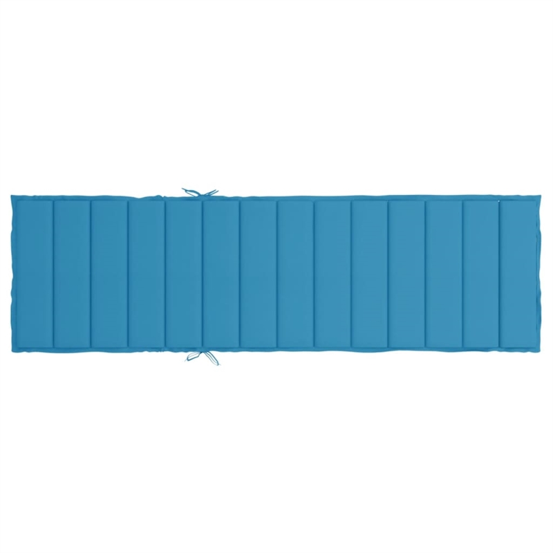 vidaXL Sun Lounger Cushion in Blue