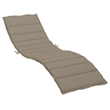 vidaXL Sun Lounger Cushion in Taupe