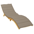 vidaXL Sun Lounger Cushion in Taupe