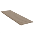 vidaXL Sun Lounger Cushion in Taupe