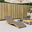 vidaXL Sun Lounger Cushion in Taupe