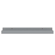 vidaXL MDF Frame Ledge Shelf in Gray (Set of 2)