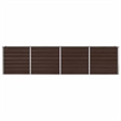 vidaXL Large Galvanized Steel Garden Planter in Brown