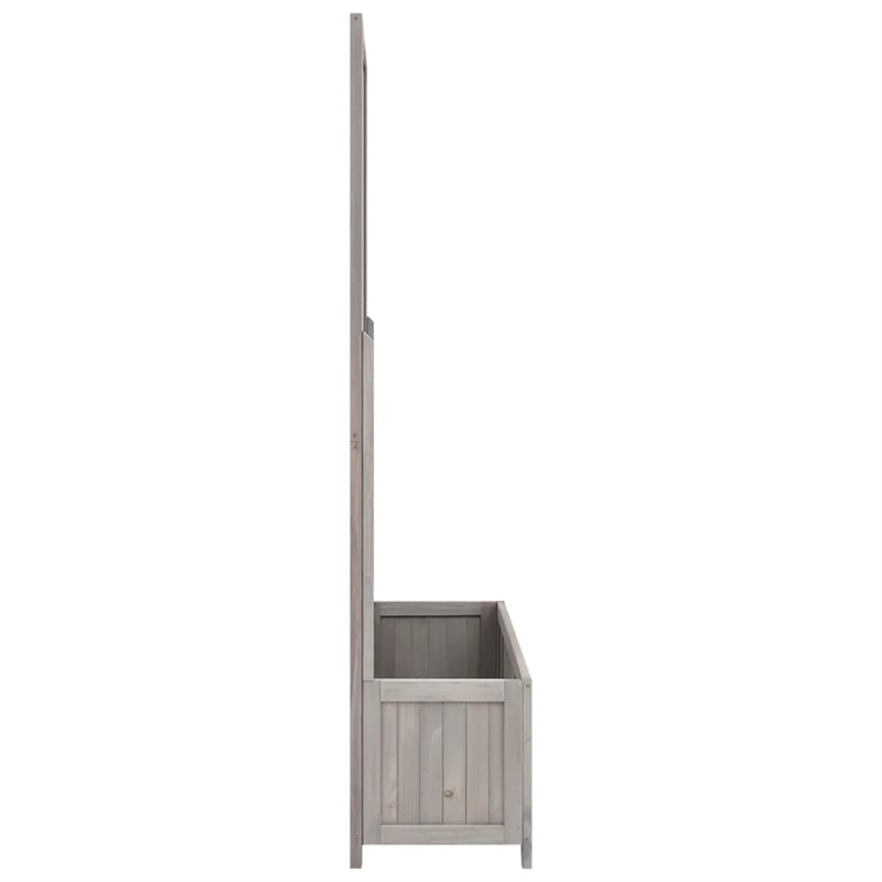 vidaXL Firwood Garden Planter in Gray