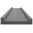 vidaXL MDF Wall Shelf in Gray (Set of 2)