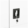 vidaXL Steel Large Locker Cabinet in White