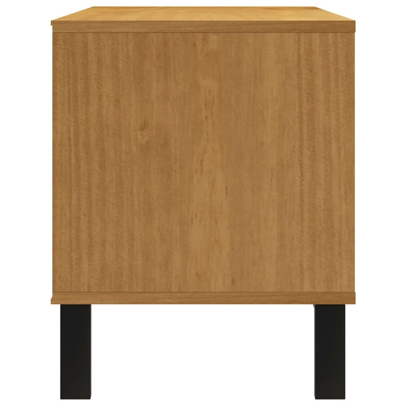 vidaXL Solid Pine Wood TV Cabinet in Oak