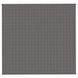vidaXL Weighted Microfiber King Blanket in Gray