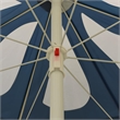 vidaXL Steel Medium Foldable Garden Parasol in Blue Polyester