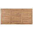vidaXL Solid Teak Wood Dining Table in Warm Brown