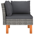 vidaXL Corner Sofa in Grey and Anthracite