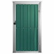 vidaXL Galvanized Steel Tool Shed in Green