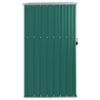 vidaXL Galvanized Steel Tool Shed in Green