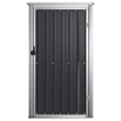 vidaXL Galvanized Steel Tool Shed in Anthracite