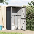 vidaXL Galvanized Steel Tool Shed in Anthracite