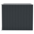 vidaXL Galvanized Steel Garden Shed in Anthracite
