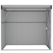 vidaXL Galvanized Steel Garden Shed in Anthracite