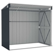 vidaXL Galvanized Steel Garden Shed in Anthracite