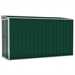 vidaXL Galvanized Steel Garden Shed in Green