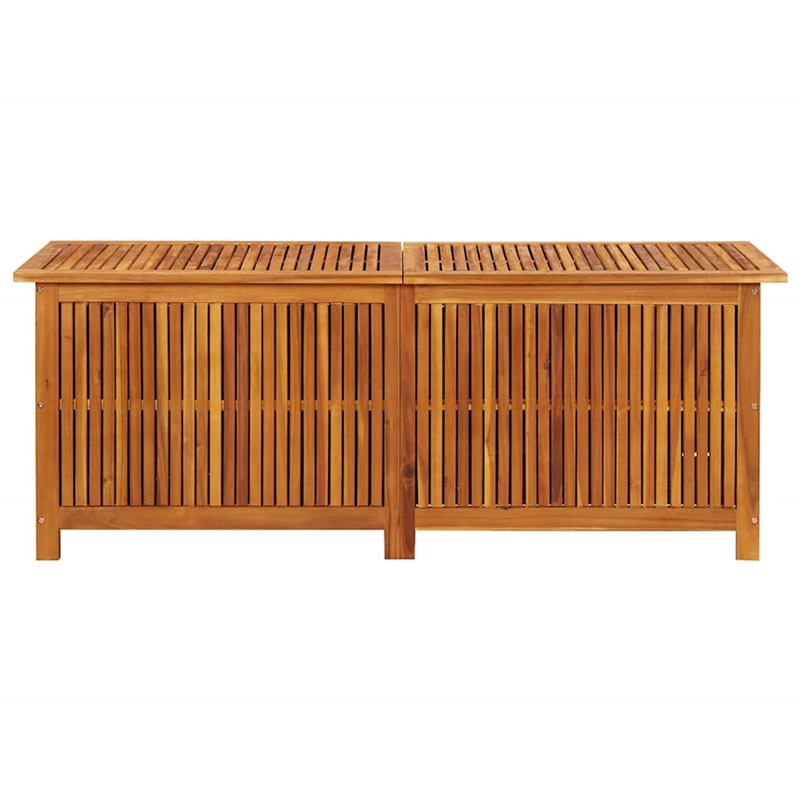 vidaXL Wooden Storage Box in Brown