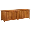 vidaXL Oiled Solid Acacia Wood Storage Box in Brown