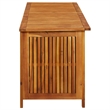 vidaXL Oiled Solid Acacia Wood Storage Box in Brown