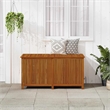 vidaXL Solid Acacia Wood and Polyethylene Storage Box in Brown