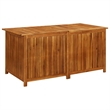 vidaXL Solid Acacia Wood and Polyethylene Storage Box in Brown