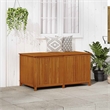 vidaXL Solid Acacia Wood and Polyethylene Storage Box in Brown
