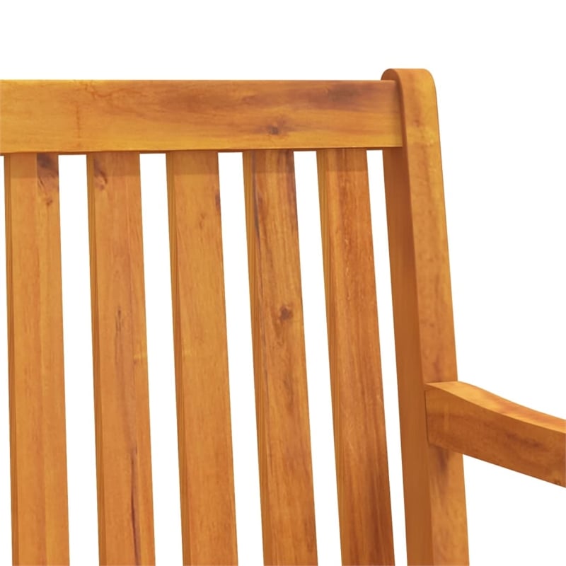 vidaXL Solid Acacia Wood Garden Bench in Natural/Brown