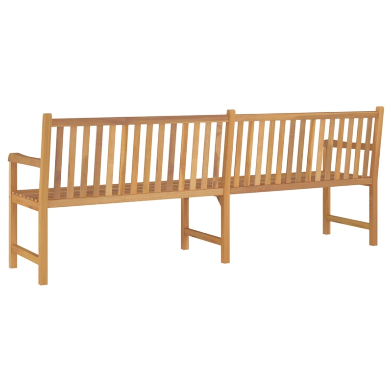 vidaXL Large Teak Wood Garden Bench in Brown