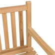 vidaXL Large Teak Wood Garden Bench in Brown