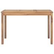 vidaXL Dining Table in Warm Brown
