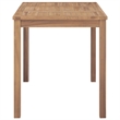 vidaXL Dining Table in Warm Brown