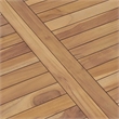 vidaXL Dining Table in Warm Brown