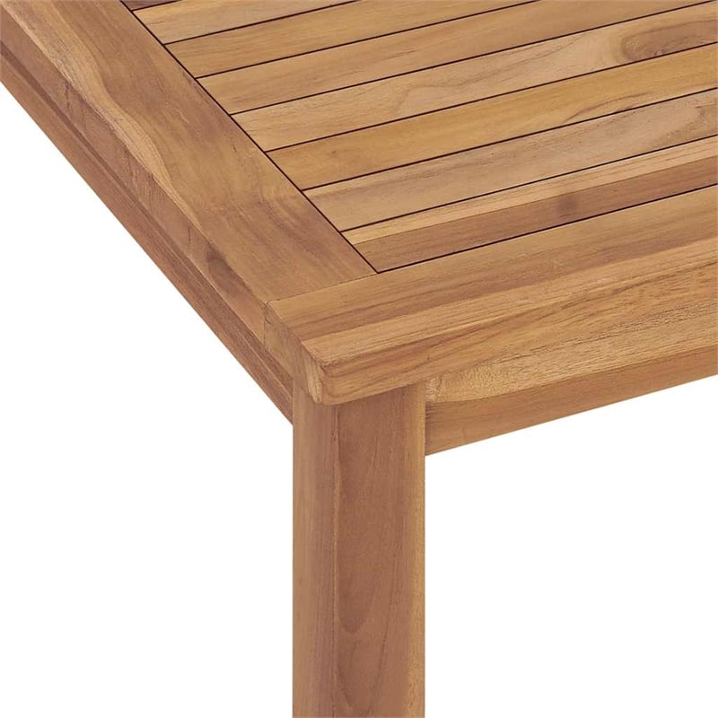vidaXL Dining Table in Warm Brown
