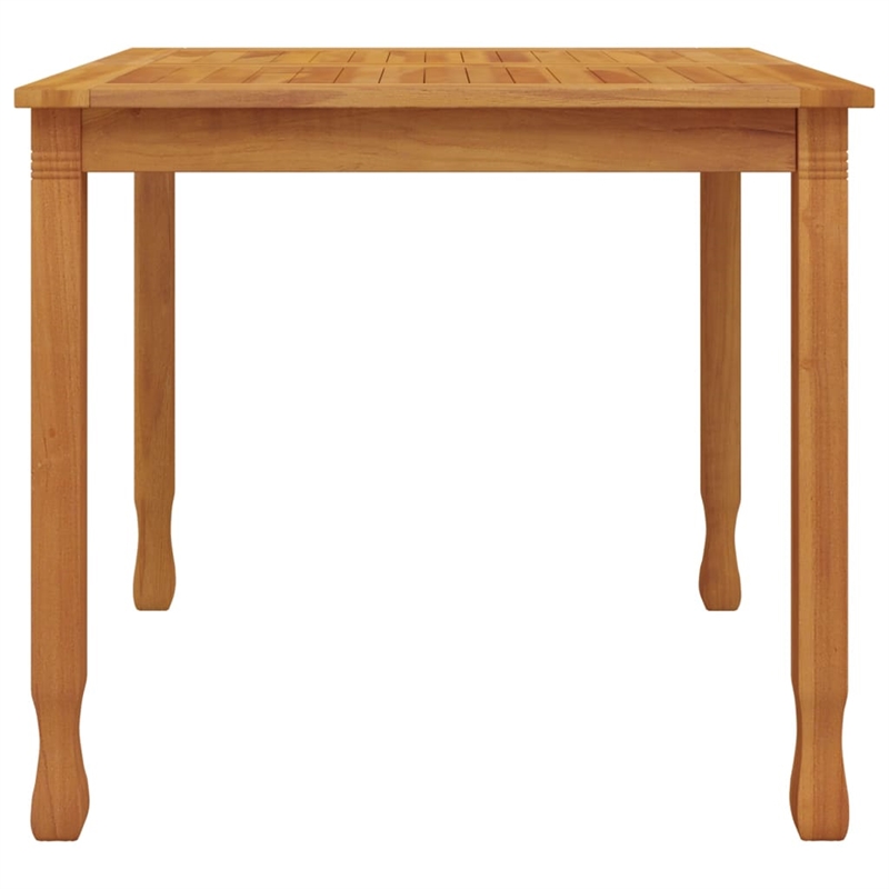 vidaXL Small Durable Solid Teak wood Dining Table in Brown