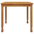 vidaXL Small Durable Solid Teak wood Dining Table in Brown